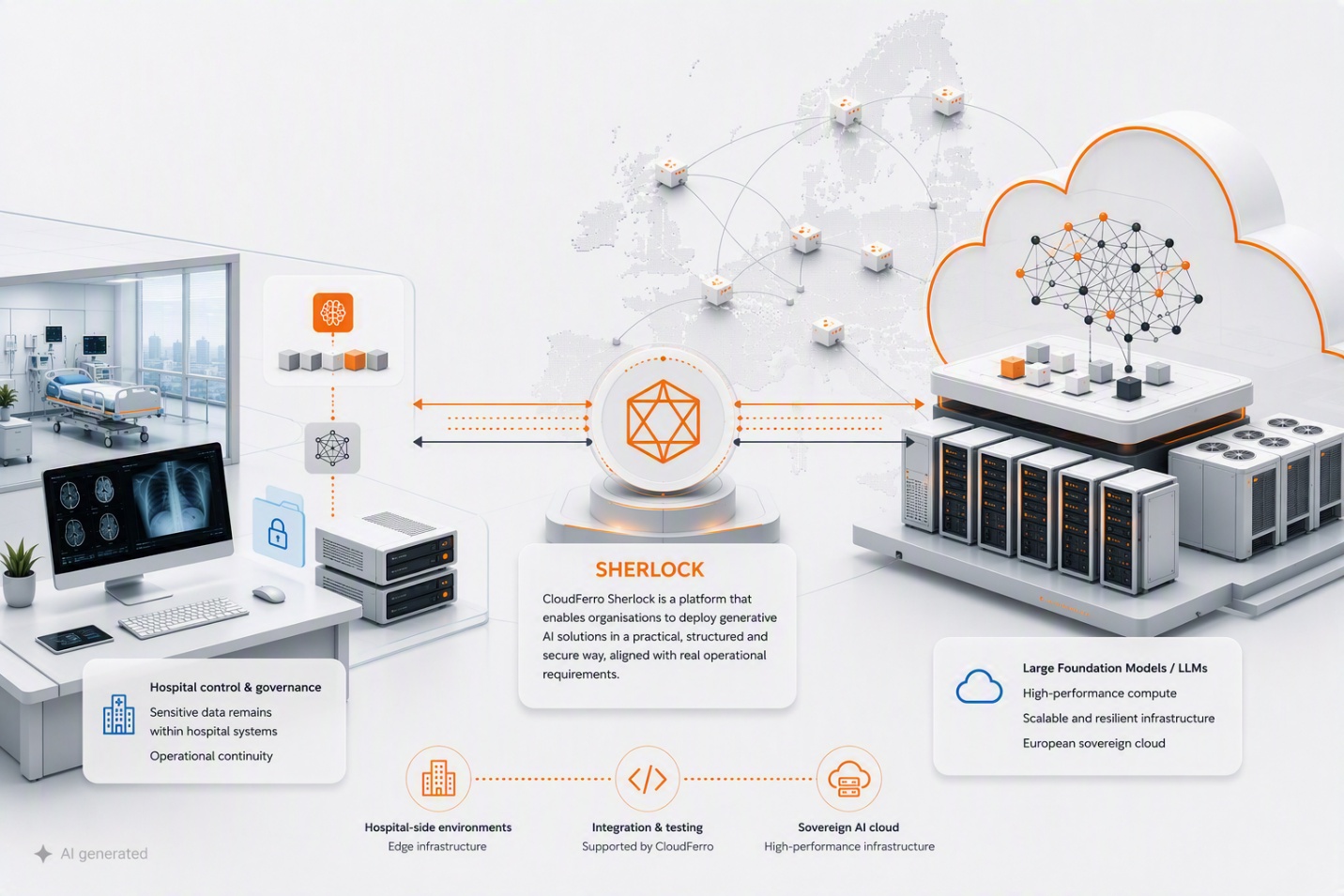 CloudFerro Sherlock in the Ambiti8n architecture